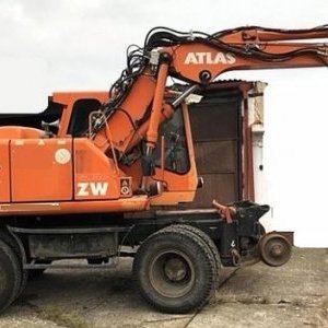 foto 2way Atlas 1404 excavator 19t railway (plates)