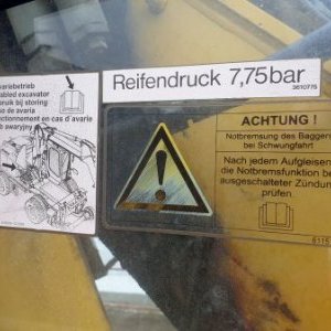 foto 18t 2way rail mobil excavator Terex 1404 ZW for export only