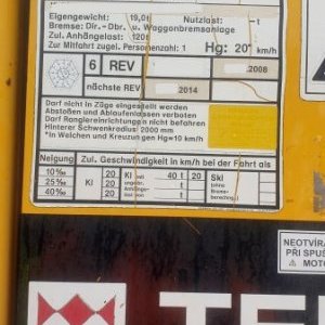 foto 18t 2way rail mobil excavator Terex 1404 ZW for export only