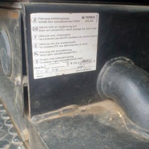 foto 18t 2way rail mobil excavator Terex 1404 ZW for export only